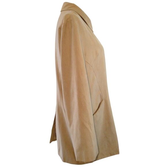 WP by Waterproof Beige Button-Up RainCoat, Size Large - Picture 4 of 8